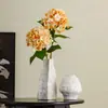 Vaso de Cerâmica Estilo Retrô com Acabamento Branco, Arranjo de Flores de Formato Único, Ornamento de Arte para Interior, Design Único, Decoração de Mesa para Interior