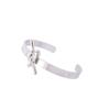 Nueva moda moda simple Pulsera abierta oro clásico y plata cobre nicho adorno diseño accesorios pulsera