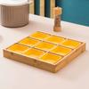 Bambu e madeira Creative Hot Pot Shop Tableware Dinner Plate for Hot Pot Vegetable Tray Jiugongge Plate Platter Set