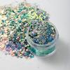 Moda Transfronteiriça Engarrafada Brilho Intenso Ultra-Brilhante Olho de Gato Cristal Glitter para Unhas, Brilho Explosivo Pó de Glitter Laser Materiais Mistos Efeito Iridescente