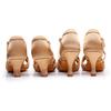 Sapatos de dança pretos com sola macia para mulheres adultas Sapatos de dança latina Sapatos de dança de salto alto Sapatos de dança transfronteiriços por atacado Sapatos de dança quadrada para mulheres