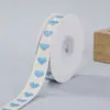Fita de algodão em formato de coração de 1,6 cm para embalagem de presentes, flores e confeitaria, material para laços feitos à mão, fita para comércio transfronteiriço