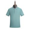 Camisa Polo de Trabajo de Color Bloqueado con Cuello Pequeño Color Barra de Oro Uniforme de Trabajo Camiseta Camiseta de Publicidad Cultural con Logo Impreso que Absorbe la Humedad y es Transpirable