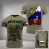 Camuflaje del Ejército Ruso Camiseta para Hombre y Mujer Commando Army-VETERAN Camiseta de Manga Corta 3D para Hombre