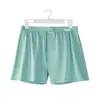 Cueca Boxer Masculina de Algodão de Fibra Longa de Xinjiang Algodão Penteado Corte Grande Cor Sólida Calça de Quatro Cantos Virilha Antibacteriana Virilha Respirável Calça de Casa