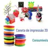 Caneta impressora 3D segurança e proteção ambiental 10 metros PLA alta temperatura proteção ambiental material consumível 3D