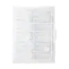 Caja de 120 Piezas Moldes de Uña de Cristal para Extensión de Uñas con Escala, No Requieren Papel, Moldes de Uña de Gel para Extensión Modelo 28 #