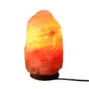 Lámpara de sal de cristal del Himalaya, lámpara de sal rosa, lámpara de noche para dormitorio, regalo, línea de lámparas nacionales.