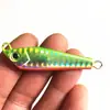 [Wan Ya] Ripa de Pesca com Lantejoulas para Peixe Plana de Ferro Shore Thu Ya Isca Artificial para Pesca em Água Salgada Anzol de Ferro para Peixe