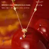 Colar Original de Prata Pura S999 com Peixe Koi Pequeno e Jade Hetian, Design Estilo Chinês, Corrente Leve de Luxo para Clavícula, Atacado