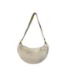 Nova Bolsa Cruzada Casual Japonesa e Coreana Outono e Inverno 2024 Cor Doce Moda Bolsa Bolinho Pelo Sintético de Vison Bolsa de Axila