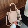 Bolso de Cubo Simple Retro Transfronterizo Portátil para Mujer 2025 Nuevo Versátil Casual para Desplazamiento al Trabajo de Hombro Cruzado