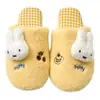 Chinelos de Algodão Originais Miffy Femininos de Inverno para Casa Quentinhos com Pelúcia Chinelos de Inverno com Veludo Adicional Antiderrapantes Chinelos de Pelúcia