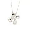 Amazon Caliente 18k Globo Dorado Burbuja Lindo Gordito 26 Colgante de Alfabeto Inglés Collar Mujer