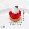 Brinquedo de Comida Simulado Bolo Resina Sobremesa Acessórios Cola de Creme DIY Decorações de Casa de Boneca Brinquedo de Comida de Faz de Conta Materiais DIY