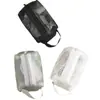 Bolsa de Almacenamiento Vertical de Malla Transparente Portátil, Bolsa de Almacenamiento Multifuncional para Cables de Datos, Llaves y Monedas