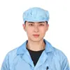 Chapéu Branco Azul Rosa para Homens e Mulheres Chapéus de Trabalho Chapéu Eletrostático Fabricantes Atacado Fábrica de Alimentos Oficina Livre de Poeira