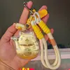 Gato da Sorte Dourado Corrente para Celular Chaveiro Deus da Fortuna Pingente de Carro Banco Seguro Promoção de Transmissão ao Vivo Presente