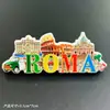 Ímã de Geladeira Resina Italiano Roma Roma-2 Cultural e Criativo Ímã Criativo Tridimensional Souvenir de Viagem Adesivo Magnético Artesanato