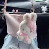 Estilo Escuela Japonesa Kitty Sanrio Kuromi Cinnamoroll Muñeco de Peluche Llavero Decoración