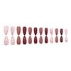 Manicure vestível removedor de esmalte cor saltitante reutilizável estudante doce estilo ins produto acabado 24 peças