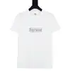 Camiseta de Manga Corta de Algodón Estilo Pareja Moda Callejera Americana Marca Graffiti Divertido Letras Clásicas Estampadas Versión Alta Transfronteriza