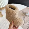 Botas de Nieve para Niñas Invierno 2026 Estilo Nuevo Botines Cortos Forrados de Piel, Botas Cálidas Acolchadas de Algodón para Niñas Pequeñas y Bebés