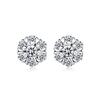 Jingdong Kuaishou Moda Moda Nacional Pendientes de Danza de Nieve Moda Femenina Pendientes de Copo de Nieve Pendientes Chapados en Plata Pendientes Elegantes de Danza de Nieve para Mujer