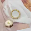 Botones de metal con incrustaciones de resina estilo Chanel para suéteres y abrigos de punto, botones únicos de alta gama estilo francés