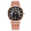 Comercio Exterior Moda Popular Calendario Patrón Romano Reloj para Hombre Reloj para Hombre Correa de Malla Correa Milanesa Reloj de Cuarzo Procesamiento y Personalización