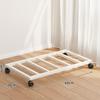 Estante para Flores de Pie para Sala de Estar Estante de Almacenamiento Móvil Bandeja Estante para Flores Subestructura Soporte de Rueda Universal Estante de Almacenamiento para Balcón
