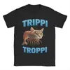 Meme Italiano Brainrot Ropa Trippi Troppi Camiseta Unisex Algodón
