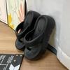 Internet Celebrante versión coreana de chanclas gruesas de color sólido EVA sensación de mierda ropa de casa chanclas de playa para mujer para comercio exterior