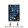 Póster del alfabeto ABC de Amazon con diseño espacial, de madera maciza, para colgar, con aerosol, para habitación infantil, guardería, decoración.