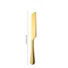 Nuevo juego de cuchillo y pala para pastel Amazon 1010 hotel restaurante occidental repostería cuchillo y pala para crema fábrica venta al por mayor