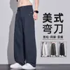 Pantalones Casuales para Hombre 2026 Verano Nuevo Estilo Americano Modernos Sueltos Rectos Ropa Deportiva Resistente al Desgaste Pantalones de Trabajo