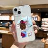 Adecuado para Iphone15 Exportación Nuevo Café Moda Pintado a Mano Niña Funda para Teléfono Móvil Funda para Teléfono Móvil para Niña