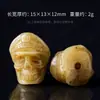 Joyería de Xizang con calavera y sombrero, calavera del dios de la riqueza amarilla, Zaki Ram con fondo de nubes, accesorios de cuentas budistas estilo étnico para DIY