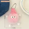 Lindo Colgante de Muñeca de Bola de Pelo Corazón de Niña Llavero Colgante Decorativo para Mochila Escolar Estudiante Colgante de Peluche Versátil