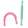 Palo de masaje para relajación muscular, palo de fascia flexible, equipo de yoga y fitness con rodillo, palo de masaje de yoga de rodadura suave