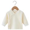 Cardigan infantil quente com forro de fleece, blusa grossa para bebê, roupa íntima infantil, casaco de manga comprida para crianças, outono, inverno, botão de pressão oblíquo