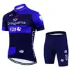 Conjunto de Maillot de Ciclismo Fdj Pantalones Cortos de Manga Corta para Bicicleta Ropa para Montaña y Carretera Hombres y Mujeres Versión de Equipo Ropa de Ciclismo de Secado Rápido