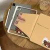 Capa protetora de tela cheia com bolinhas amarelas do Rilakkuma adequada para tablet iPad Pro 11/13 polegadas air 8/7/6 fofa 10