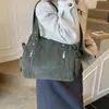 Bolso de Mano de Mujer Moderno y Versátil 2025 Nuevo Bolso Tote Retro de Gran Capacidad Bolso Cruzado Casual para Hombro