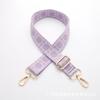Novos acessórios de alça de ombro quentes transfronteiriços de 3,8 cm de largura com alça de ombro larga para bolsa feminina, alça de bolsa ajustável de ombro único ou transversal