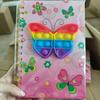 Nuevo Cuaderno Espiral de Dibujos Animados Lindos Transfronterizo, Cuaderno para Aliviar el Estrés Pionero Matarroedores, Planificador Colorido