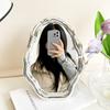 Espejo de nube galvanizado de escritorio estilo crema dormitorio de estudiante con forma espejo de tocador accesorios de fotografía decoración