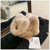 Bolsos de Peluche Transfronterizos para Mujer, Versátil Otoño e Invierno 2026 Nuevo Bolso Cruzado de Cadena de Nicho, Bolso de Cubo Peludo de Mano