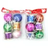 Saco de presente tambor de bola Decoração de Natal suprimentos Pingente de Natal tambor de bola de impressão combinação combinando 3cm/3.7cm/5cm