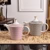 Taza de Café y Platillo de Porcelana Fina Royal Russian Star Tetera Juego de Té de la Tarde Lujo Accesible Exquisito Regalo para el Hogar